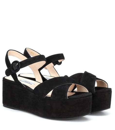 sandali piume prada|prada platform sandals women.